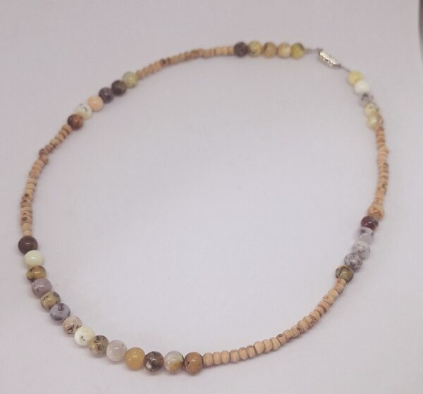 Yellow Jasper Crystal 43cm Necklace - Protects against Negativity Boredom and Resentment - Image 3