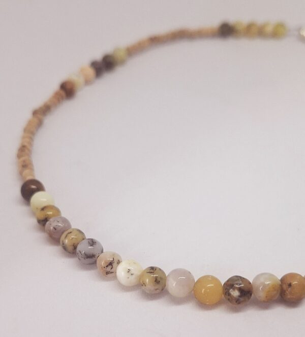 Yellow Jasper Crystal 43cm Necklace - Protects against Negativity Boredom and Resentment - Image 2